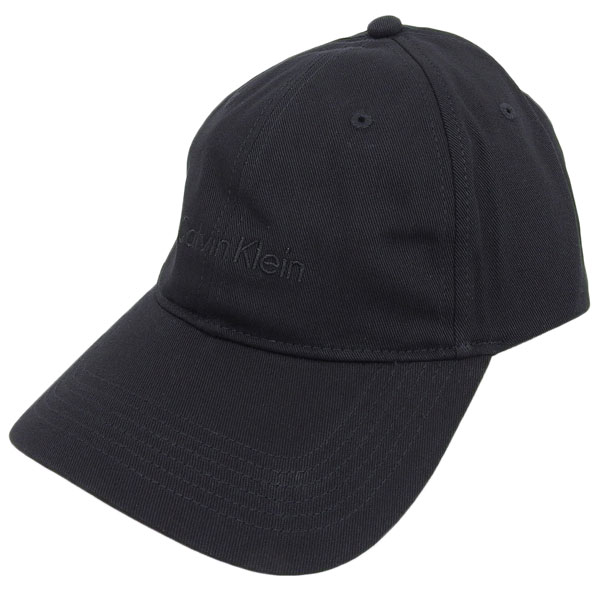 カルバンクライン 帽子 メンズ レディース ベースボールキャップ ONE SIZE コットン ブラック 4D5003G001 CALVIN KLEIN