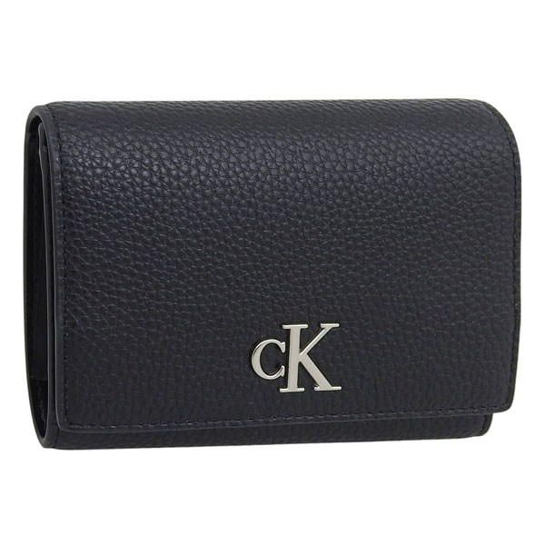 カルバンクライン 財布 メンズ レディース 三つ折り財布 ブラック 4K1016G001 Calvin Klein