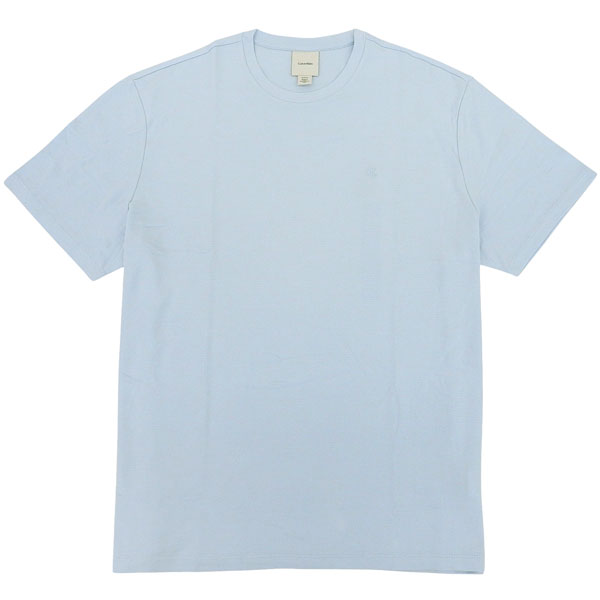 カルバンクライン Tシャツ クルーネック 半袖 メンズ レディース M コットン ブルー 4LB266G-450-M Calvin Klein