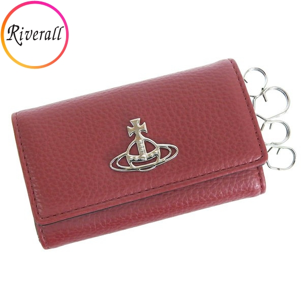 ヴィヴィアンウエストウッド キーケース 4連 レディース レッド RE VEGAN GRAIN KEY CASE 51020001US000DH407 VIVIENNE WESTWOOD :51020001us000dh407:Riverall(リヴェラール)