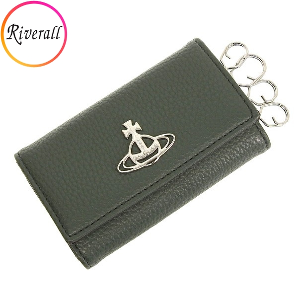 ヴィヴィアンウエストウッド 小物 レディース キーケース グリーン RE VEGAN GRAIN KEY CASE 51020001US000DM405 VIVIENNE WESTWOOD :51020001us000dm405:Riverall(リヴェラール)