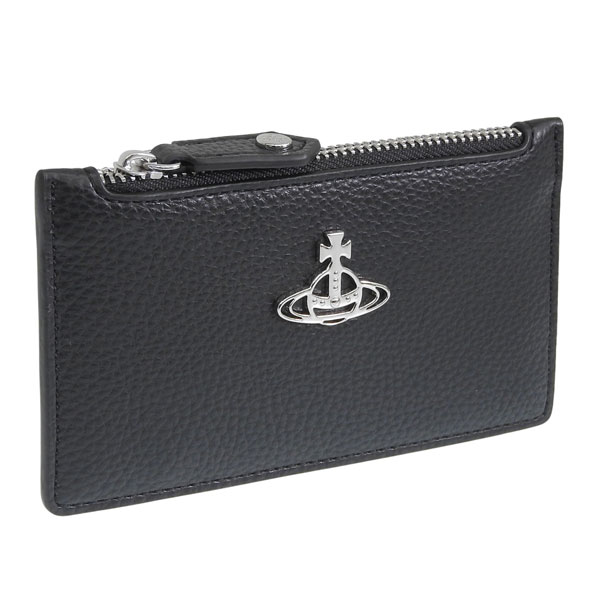 ���B���B�A���E�G�X�g�E�b�h �J�[�h�P�[�X ���f�B�[�X �u���b�N RE VEGAN GRAIN SLIM LONG CARD HOLDER 51110039S000DN403 VIVIENNE WESTWOOD