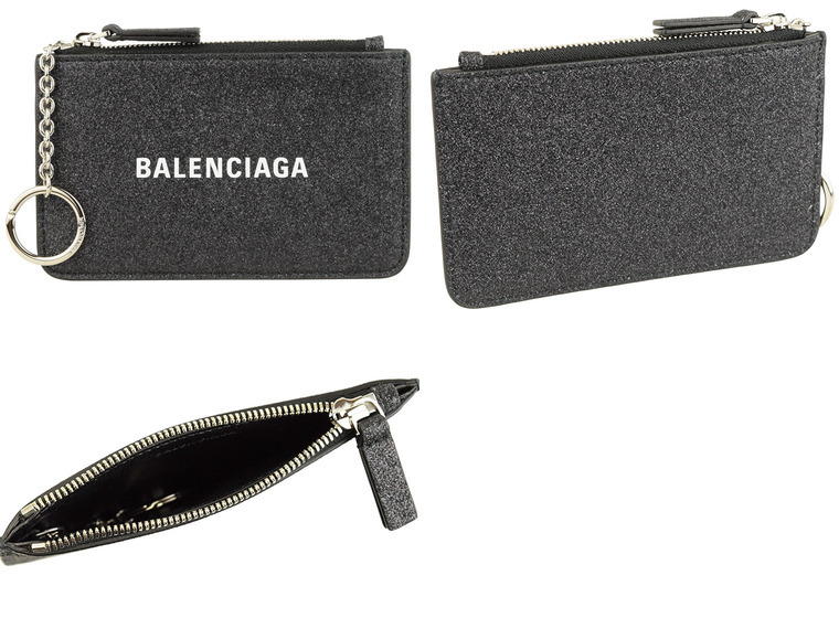 バレンシアガ BALENCIAGA コインケース 小銭入れ ラメ アウトレット