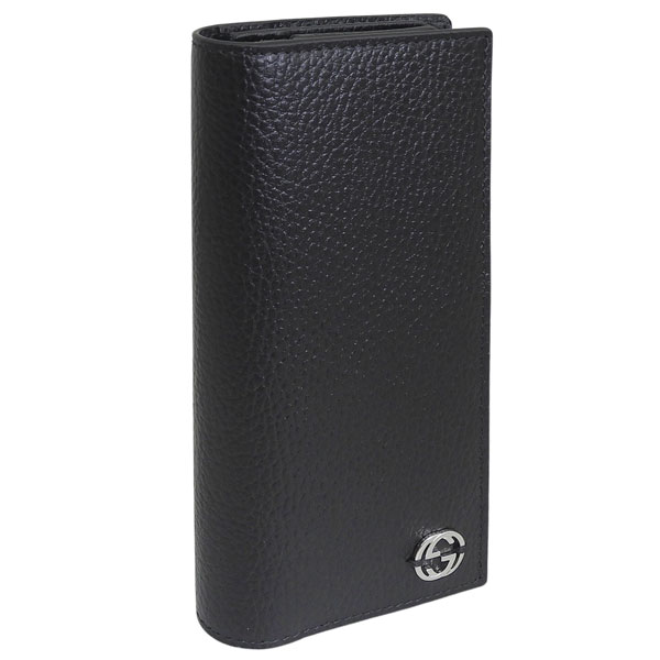 グッチ 財布 メンズ 長財布 アウトレット レザー ブラック O MWL 610467CAO2N1000 GUCCI