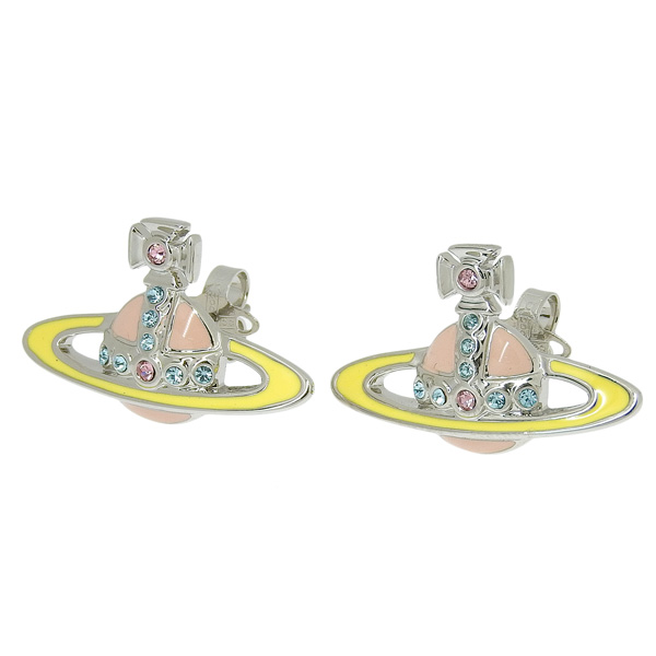 ���¹�͢���ʡۥ����������󥦥����ȥ��å� ���������꡼ ��ǥ����� �ԥ��� ����С��ޥ�� SMALL NEO BAS RELIEF EARRINGS 6201003902P440 VIVIENNE WESTWOOD