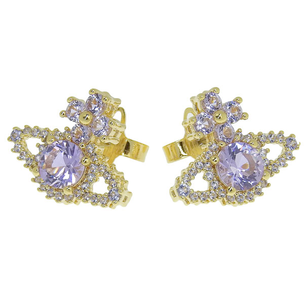 ヴィヴィアン ウエストウッド Vivienne Westwood ピアス （パープル）