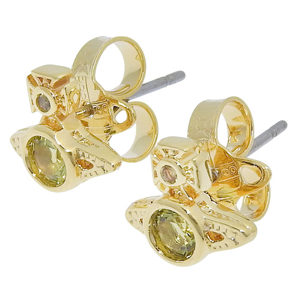 ヴィヴィアンウエストウッド ピアス イヤリング アクセサリー レディース ゴールドグリーン 6201022002R714 VIVIENNE WESTWOOD