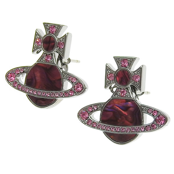 ヴィヴィアンウエストウッド アクセサリー レディース ピアス イヤリング アウトレット レッド Orecchini Dorina earrings 6201036D02S366 VIVIENNE WESTWOOD