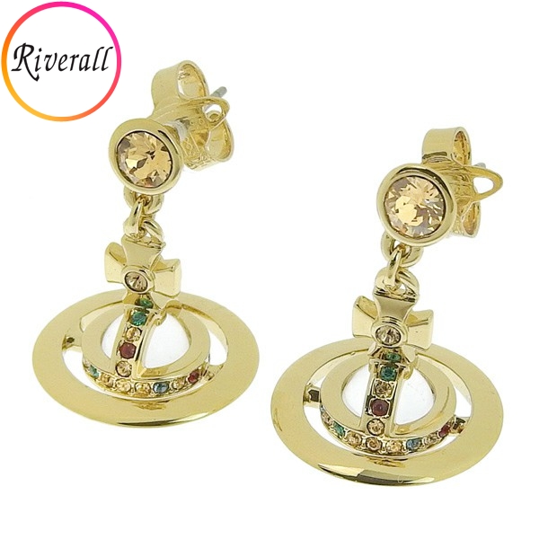 【ストアポイント5％還元】ヴィヴィアンウエストウッド VIVIENNE WESTWOOD NEW PETITE ORB EARRINGS ピアス ゴールド レディース 62020032