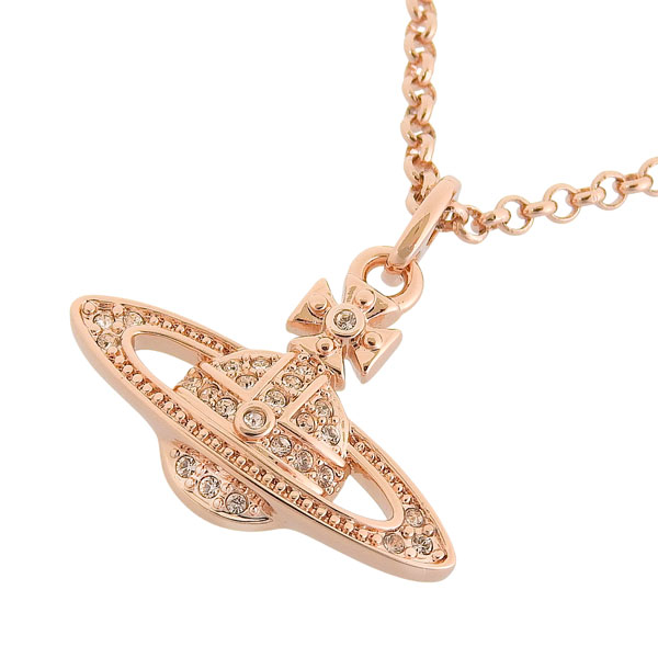 ヴィヴィアンウエストウッド アクセサリー レディース ネックレス ピンクゴールドカラー MINI BAS RELIEF PENDANT 6302008602G120 VIVIENNE WESTWOOD