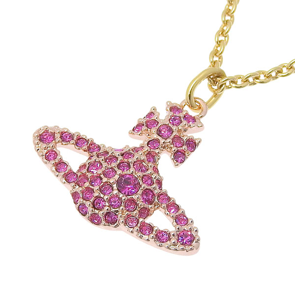 ヴィヴィアンウエストウッド ネックレス アクセサリー レディース ゴールドピンク GRACE BAS RELIEF PENDANT NECKLESS 6302009202G333 VIVIENNE WESTWOOD