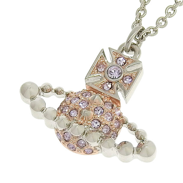 ヴィヴィアンウエストウッド アクセサリー レディース ネックレス アウトレット プラチナム LENA BAS RELIEF NECKLACE 6302039S02P598 VIVIENNE WESTWOOD