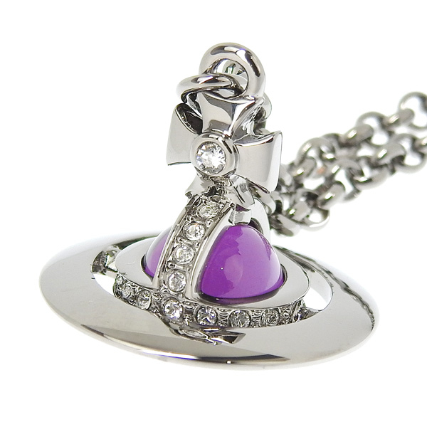 ヴィヴィアンウエストウッド アクセサリー メンズ ネックレス ガンメタル ペンダント 630203A002S286CN VIVIENNE WESTWOOD