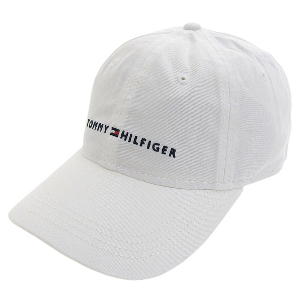 トミーヒルフィガー キャップ 帽子 メンズ レディース OS ホワイト AM HILFIGER LOGO CAP 6941823 100 TOMMY HILFIGER