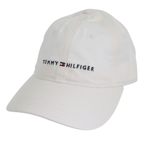 トミーヒルフィガー 帽子 メンズ レディース キャップ OS コットン ホワイト 6941823 WF5WH TOMMY HILFIGER