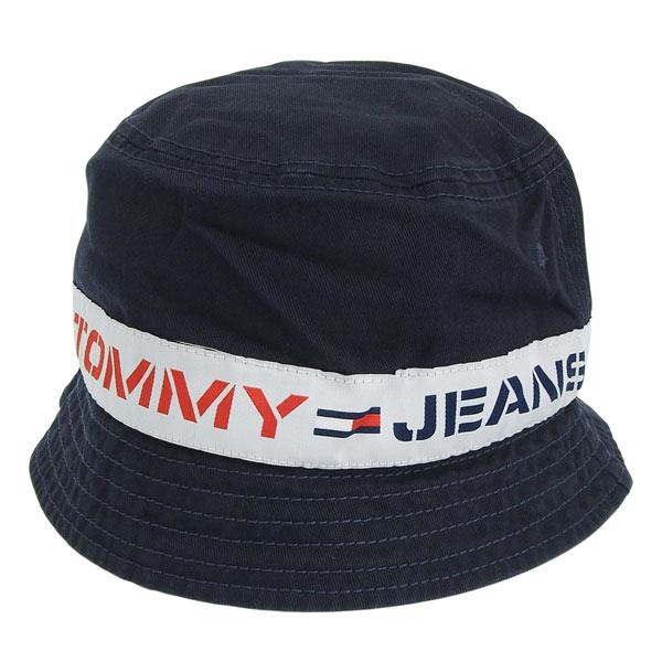 トミーヒルフィガー 帽子 メンズ レディース ハット L XL コットン ネイビー AM TJ MERKEL BUCKET HAT 69J6809 CJMNVXL TOMMY HILFIGER