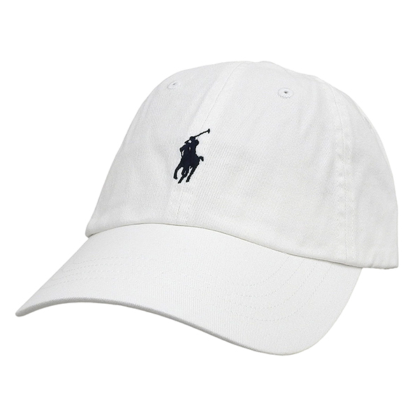 ラルフローレン 帽子 メンズ レディース キャップ OS コットン ホワイト CORE REPLEN WHITE HAT 710548524011WH RALPH LAUREN