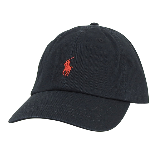 ラルフローレン 帽子 メンズ レディース キャップ OS コットン ブラック CORE REPLEN POLO BLACK HAT 710548524012BK RALPH LAUREN