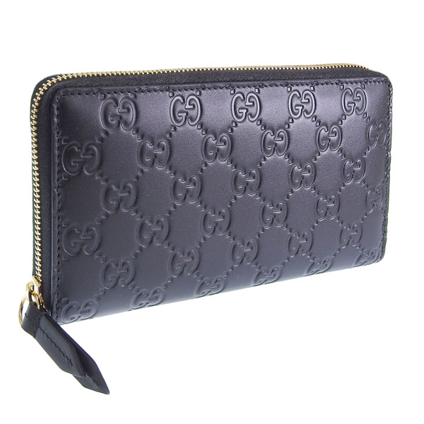 グッチ 財布 メンズ レディース 長財布 アウトレット レザー ブラック O WWL 779786CWC1G1000 GUCCI