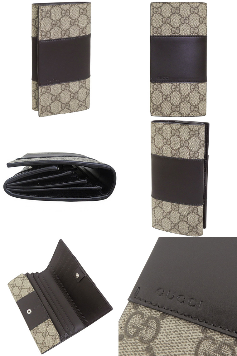 GUCCI（グッチ） 財布 レディース 長財布 アウトレット GGスプリーム