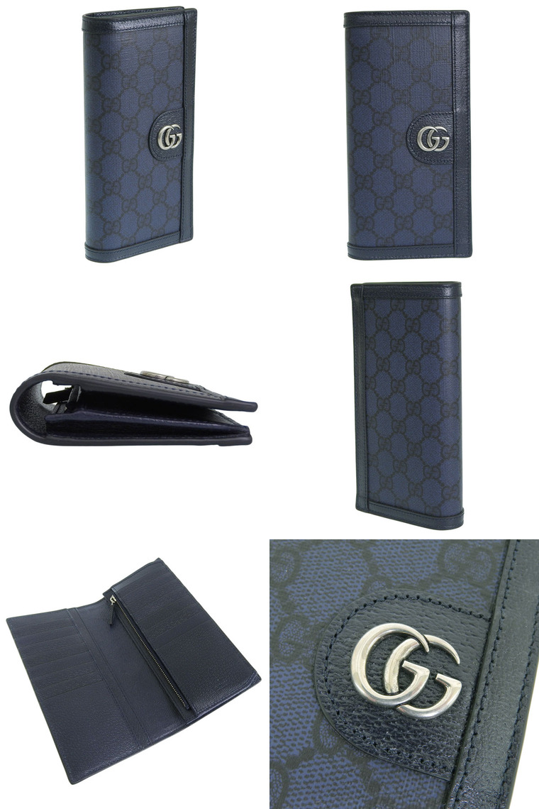 GUCCI（グッチ） 財布 メンズ 長財布 アウトレット GGスプリーム