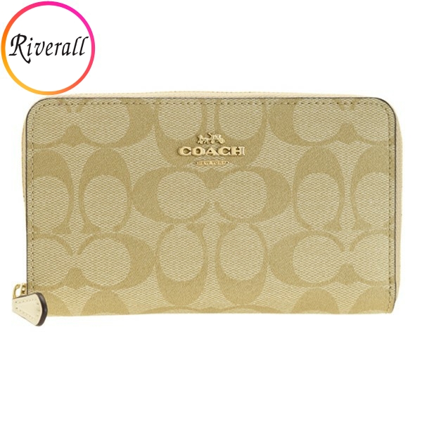 コーチ COACH ラウンドファスナー中長財布 シグネチャー アウトレット 88913imdqc :88913imdqc:Riverall(リヴェラール)