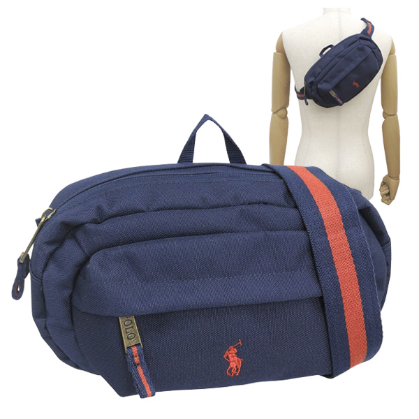 ラルフローレン バッグ メンズ ショルダーバッグ ボディバッグ ネイビー 9AR012BCV RALPH LAUREN