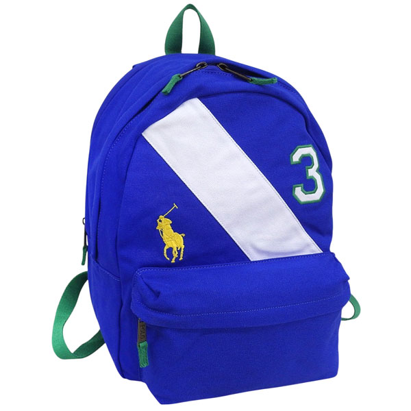 ラルフローレン バッグ メンズ レディース リュックサック リュック バックパック コットン ブルー 9AR192-BJK RALPH LAUREN A4対応