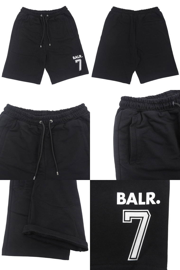 BALR.（ボーラー） ショートパンツ ハーフパンツ メンズ L ブラック