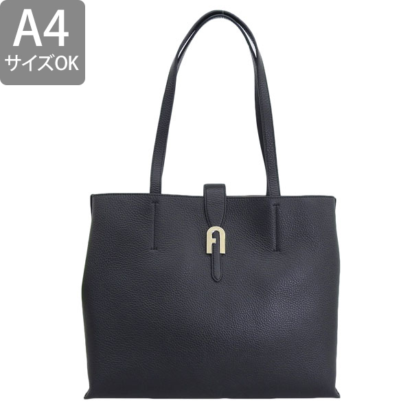 フルラ バッグ レディース トートバッグ アウトレット レザー ブラック ソフィア BATUPRSHSF000O6000 FURLA A4対応