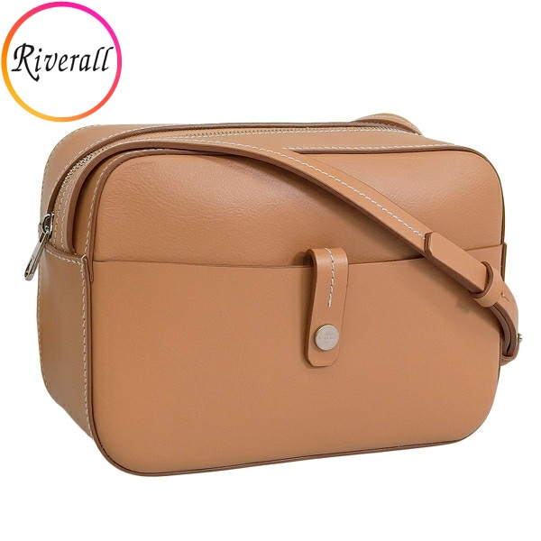 IL BISONTE 本革 ショルダーバッグ ブラウン IL BISONTE（イルビゾンテ） ショルダーバッグ バッグ IL BISONTE