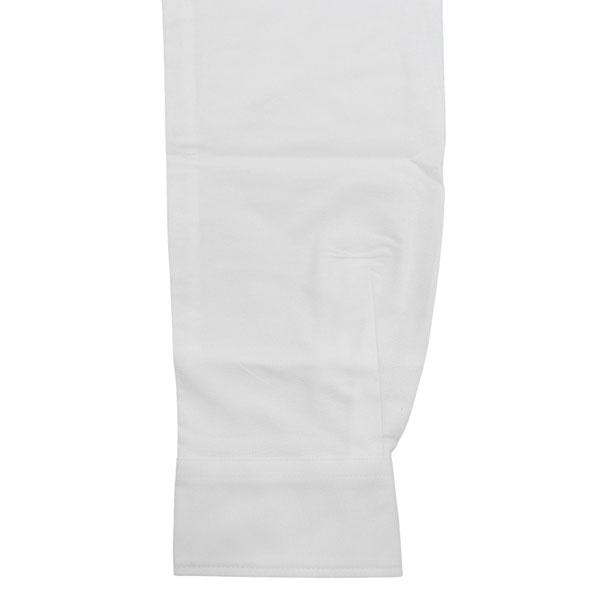 アミ パリス オックスフォード ボタンダウンシャツ メンズ 長袖 XL コットン ホワイト BFUSH063C00031NAXL AMIPARISの画像