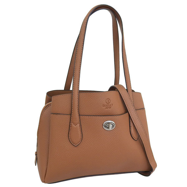 リンレ バッグ レディース トートバッグ ショルダーバッグ ハンドバッグ 2WAY フロントポケット 仕事用バッグ 肩掛け シンプル キャメル BL-942CAMEL RINRE D.KELLY RINRE（リンレ） セール バッグ レディース トートバッグ ショルダー