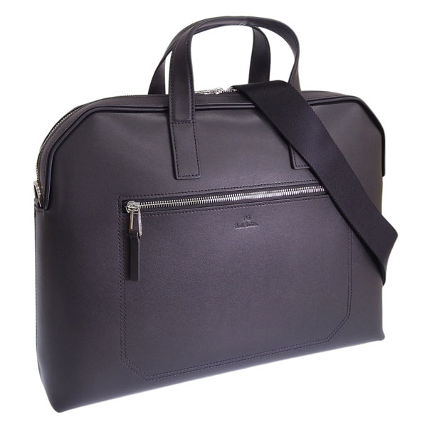 希少✨ポールスミス　 オールレザー　ボストンバッグ 大容量　ブラック Paul Smith レザー ボストンバッグ | ブラック | FARFETCH JP