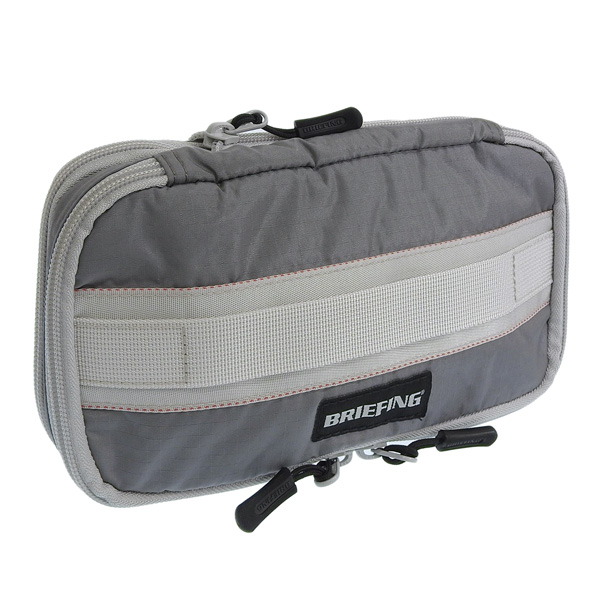 ブリーフィング ポーチ メンズ レディース アウトレット ライトグレー EXPAND MULTI ROUND POUCH BRG221G06-015 BRIEFING