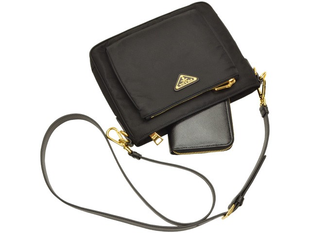 PRADA】ショルダーバッグ/ナイロン/BLK/BT0643