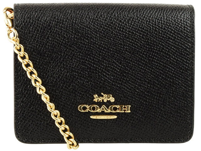 コーチ COACH カードケース ミニウォレット チェーン アウトレット c0059