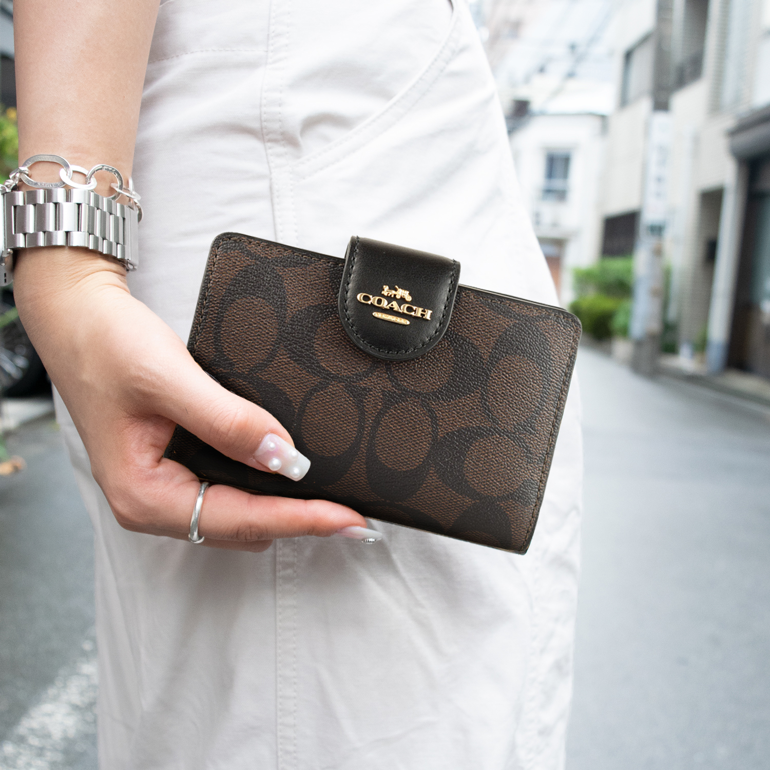 COACH（コーチ） 特価 財布 レディース 二つ折り アウトレット 折財布