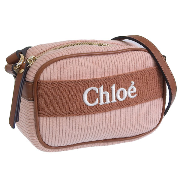クロエ バック レディース ショルダーバッグ コーデュロイ ピンク C20273 454 Chloe KIDS クロエキッズ 大人もOK