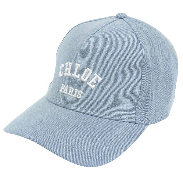 クロエ 帽子 レディース キャップ 58 コットン ブルー C20869Z1058 CHLOE