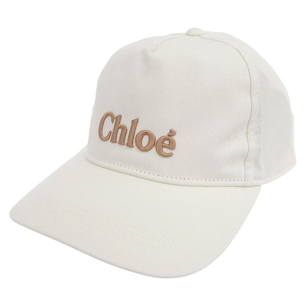 クロエ 帽子 レディース キャップ 56 コットン アイボリー C2087110556 CHLOE