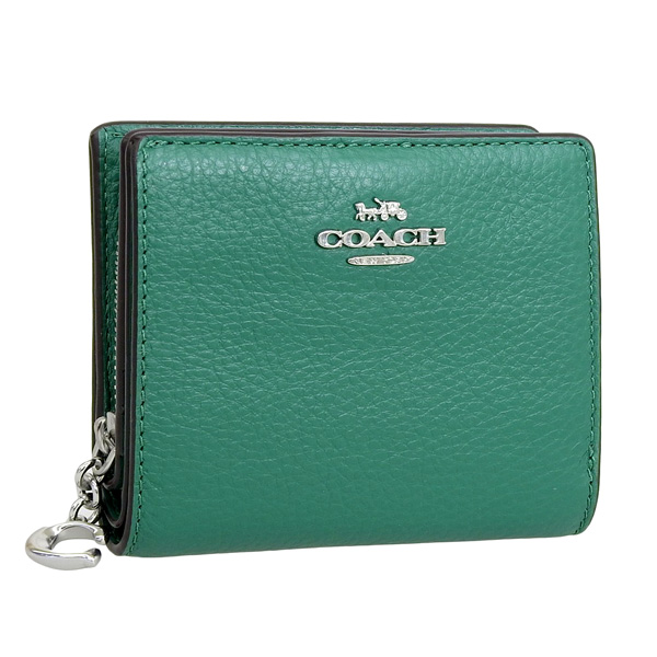 メール便不可】 新商品 COACH コーチ 折り財布 スナップ カード