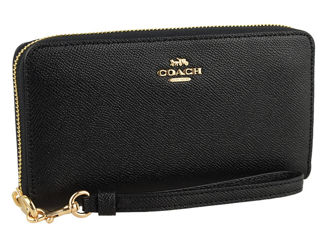 コーチ COACH 財布 長財布 ラウンドファスナー アウトレット c3441imblk