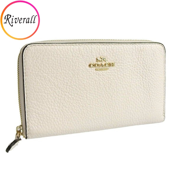 コーチ COACH MEDIUM ID ZIP WALLET 長財布 財布 チョーク レディース c4124 :c4124imchk:Riverall(リヴェラール)