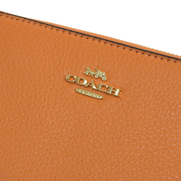 10％ポイント還元】コーチ COACH 長財布 財布 オレンジ レディース