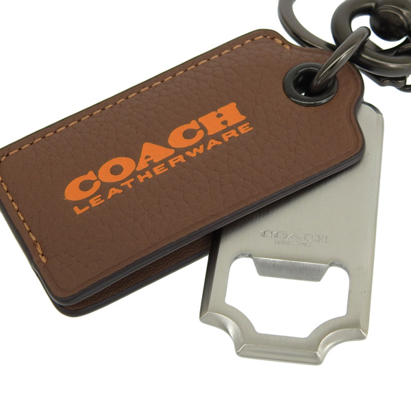 コーチ COACH キーホルダー キーリング 栓抜き レザー ブラウン メンズ c6707 アウトレット 30日間返品保証  :c6707ti0-zz:リヴェラール - 通販 - Yahoo!ショッピング