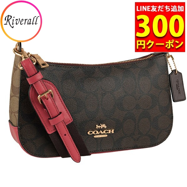 【18時〜翌9時P10％還元】コーチ COACH バッグ ショルダーバッグ 斜めがけ シグネチャー アウトレット c6825