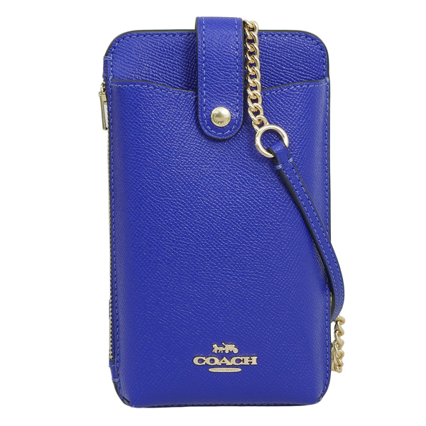 コーチ COACH スマホショルダー （ブルー）
