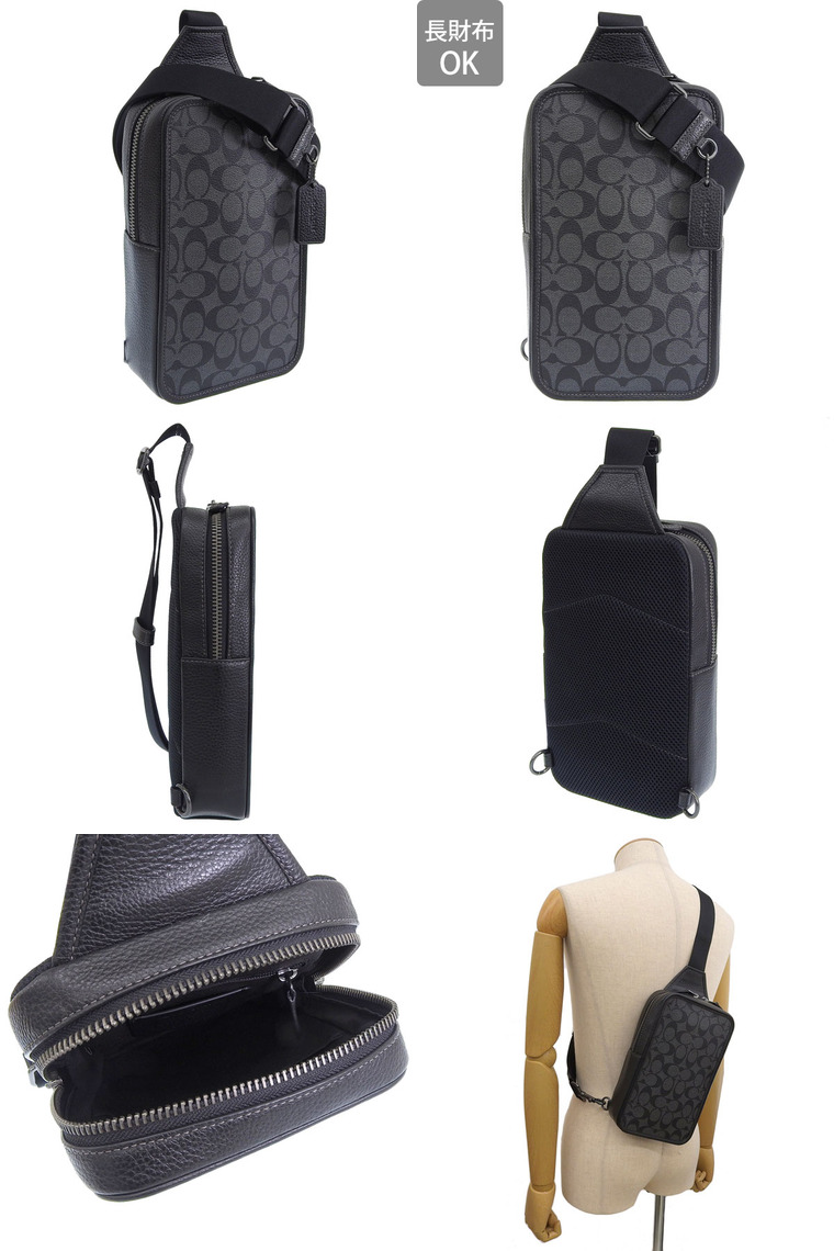極美品 COACH コーチ ショルダーバッグ サリバン パック ジャカード COACH（コーチ） 国内発送 バッグ メンズ ショルダーバッグ