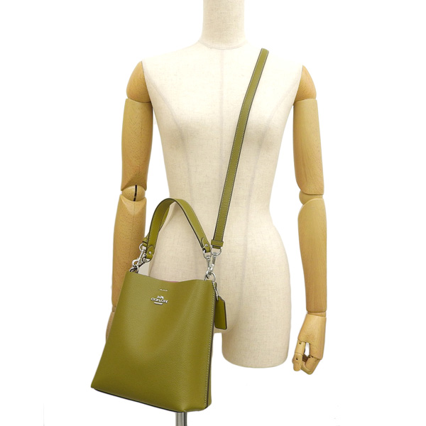美品』COACH コーチ スモールタウンバケット 2way ショルダーバッグ